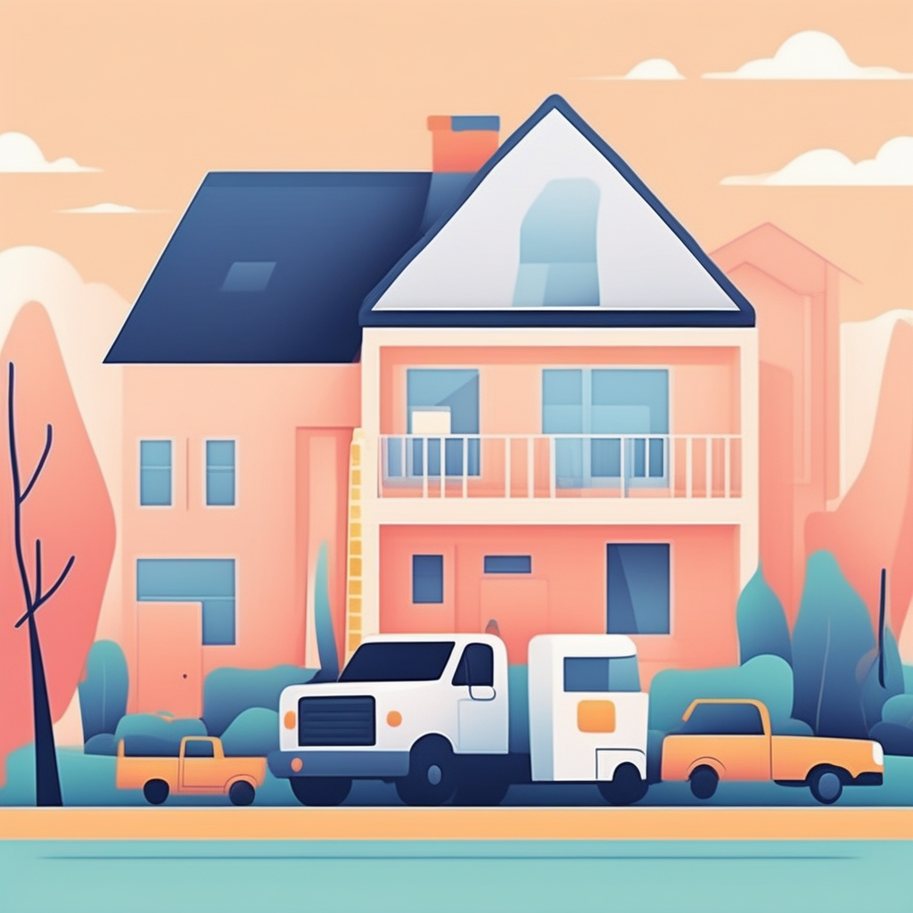 이삿짐센터 방문 견적으로 정확한 비용 산출 및 비교하는 모습