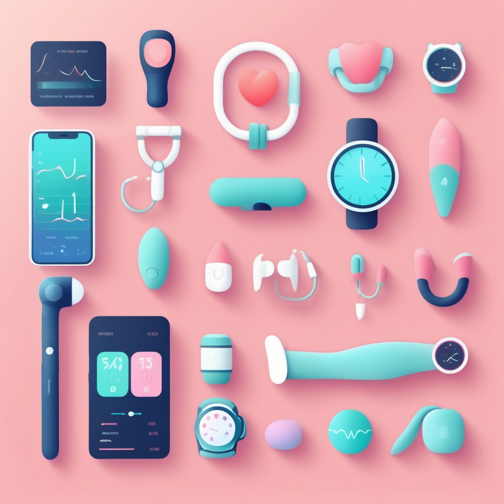 60대 아빠를 위한 건강 선물 아이디어로 마사지기, 스마트 건강기기, 건강기능식품, 기능성 침구를 보여주는 이미지