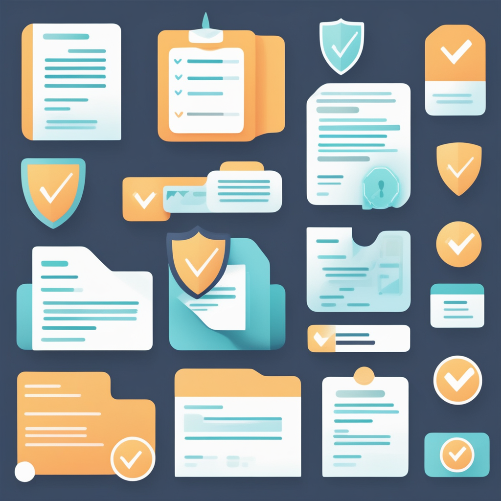 AI 디지털 상품 판매 시 주의사항 및 법적 이슈에 대한 시각적 경고와 대비 이미지