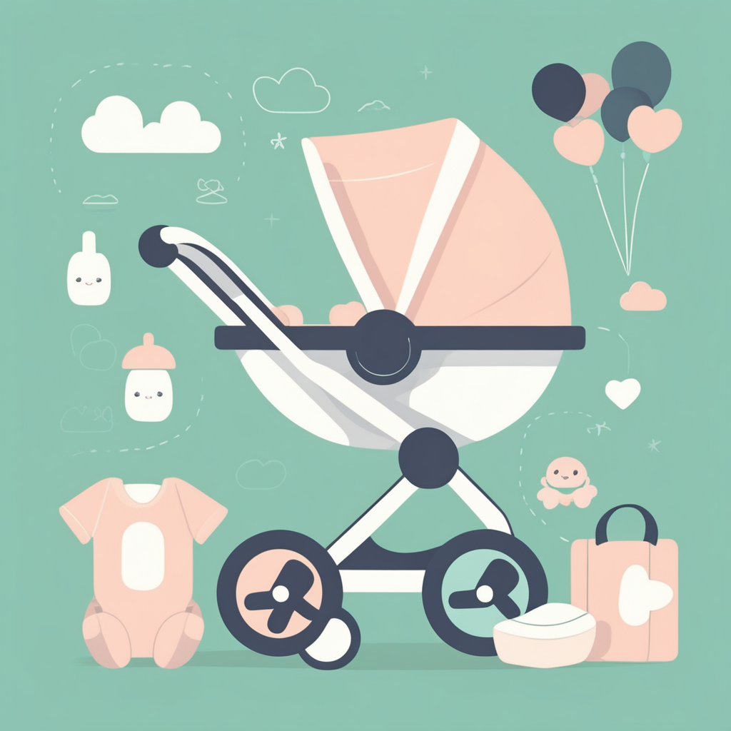 첫째와 둘째 아이를 위한 출산선물 선택 과정을 보여주는 이미지