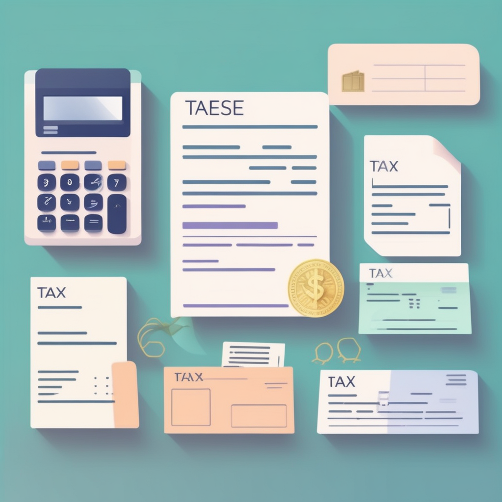 월세 세액공제 신청을 위한 필수 서류 3가지를 표현한 이미지