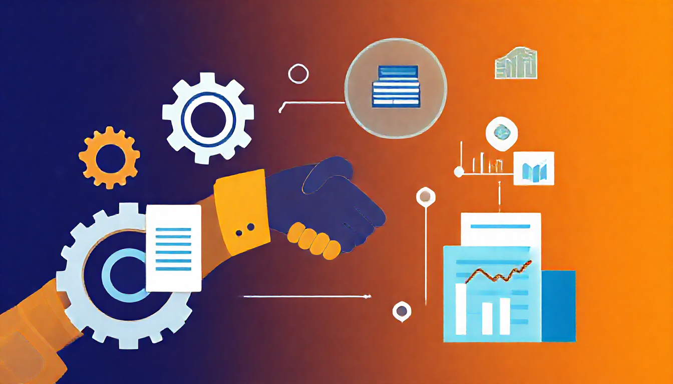 단순 자동화를 넘어 전략적 파트너로 진화하는 AI 기술을 상징하는 이미지