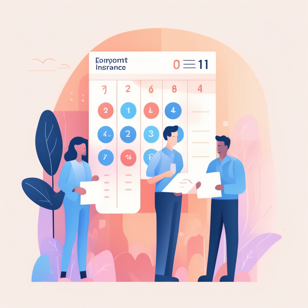 2025년 실업급여 수급 자격 조건을 나타내는 체크리스트 이미지