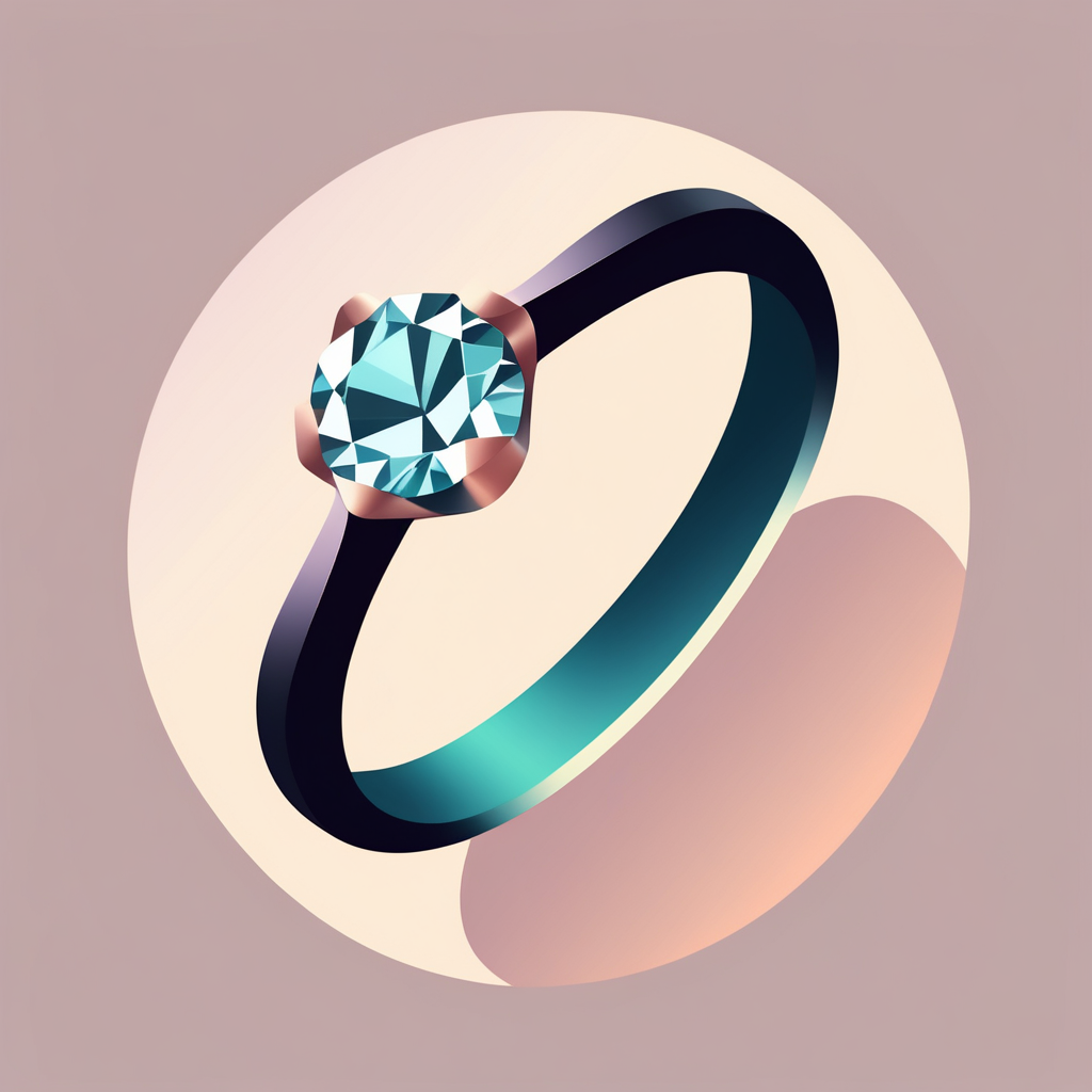 결혼기념일 다이아반지 커스텀 디테일 이미지