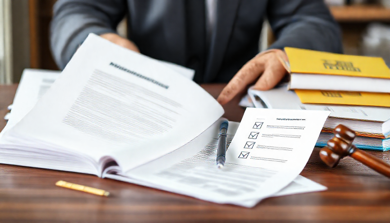 인사총무 업무 매뉴얼의 중요성과 효율성을 나타내는 전문적이고 조직적인 사무 문서 이미지