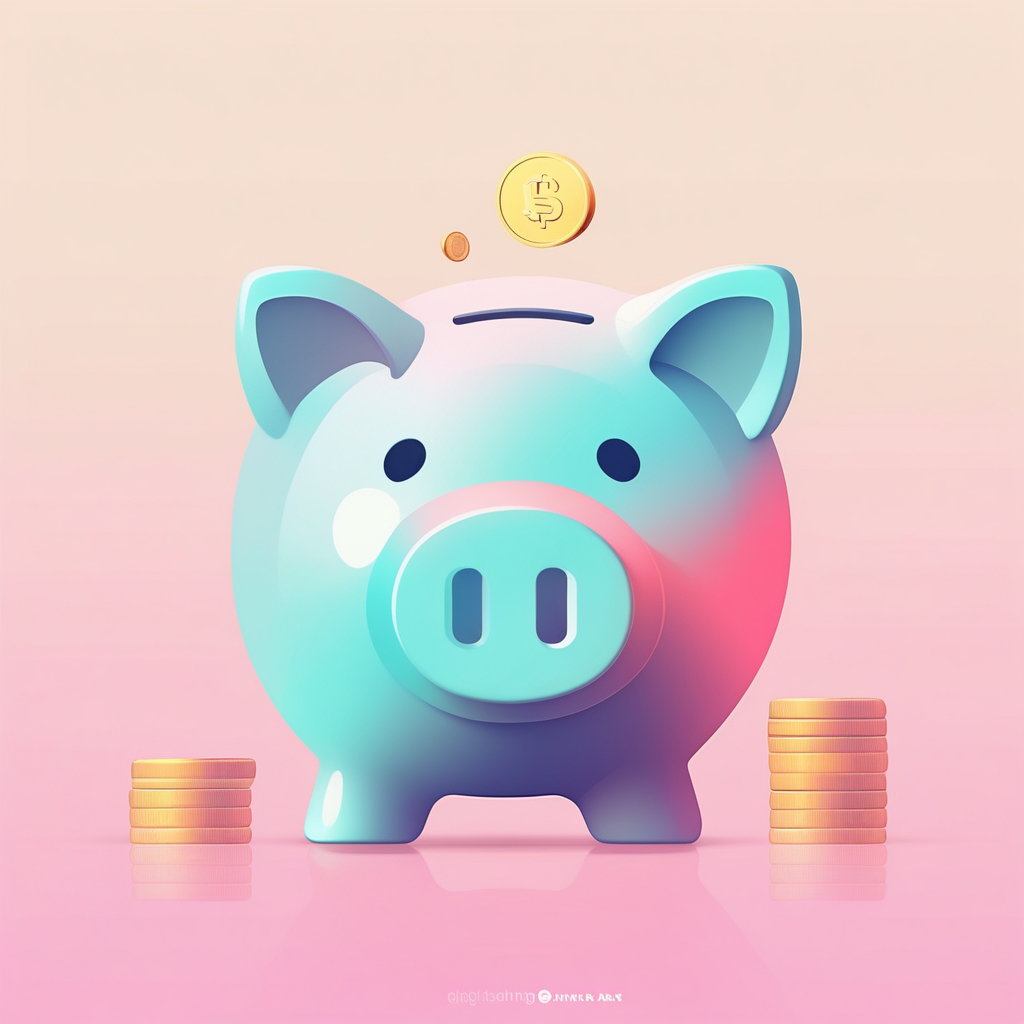 낮은 총보수와 장기 비용 절감을 상징하는 이미지