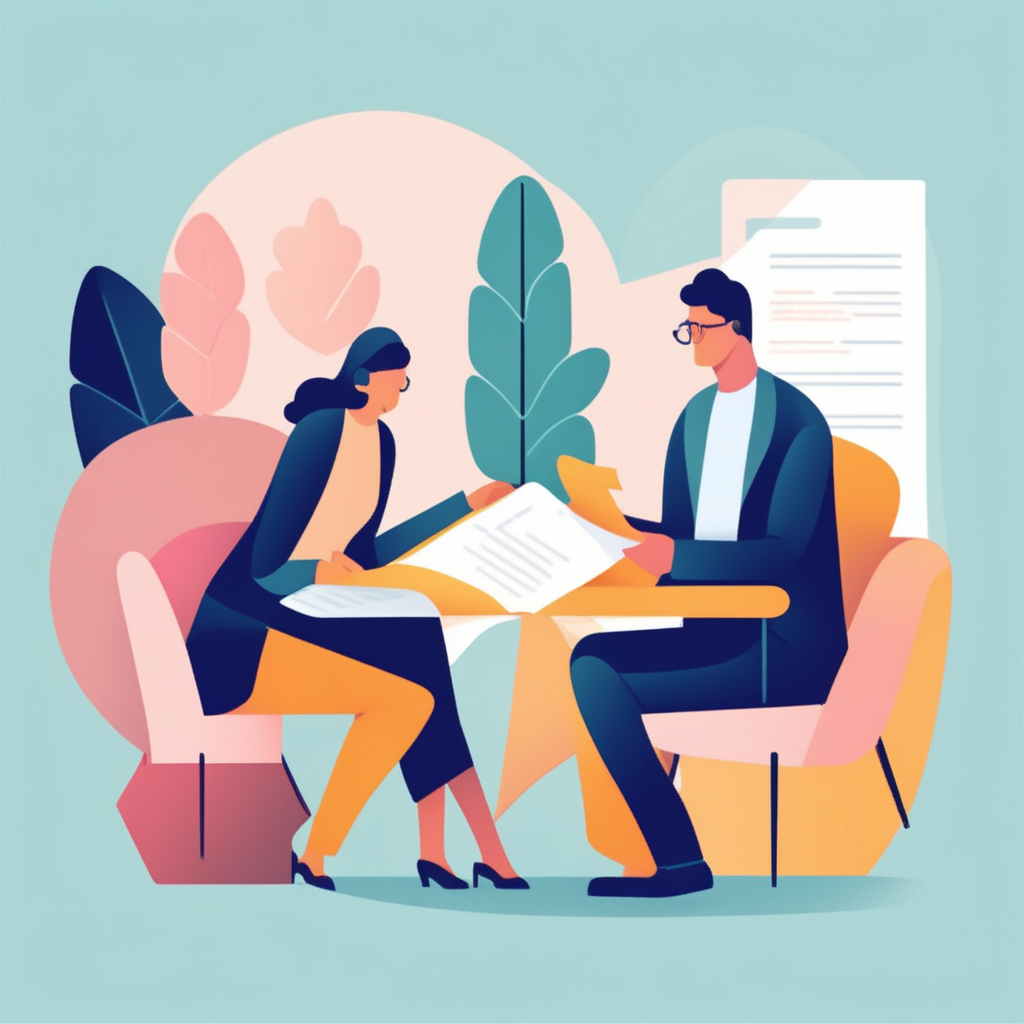 상속세 절세를 위해 세무 전문가와 상담하는 가족 이미지