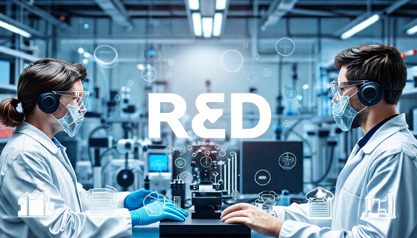 AI 융합 바이오테크 연구개발 투자 확대를 상징하는 연구현장 이미지