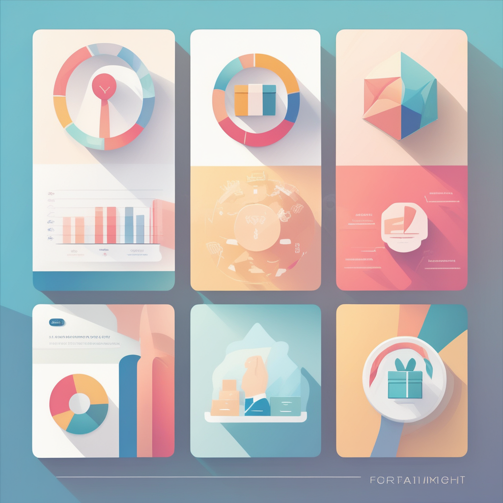 회사 답례품의 전략적 중요성을 나타내는 아이콘들과 개념도