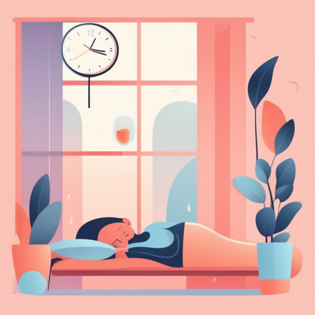 검진 전날 저녁 9시 이후 금식을 나타내는 이미지