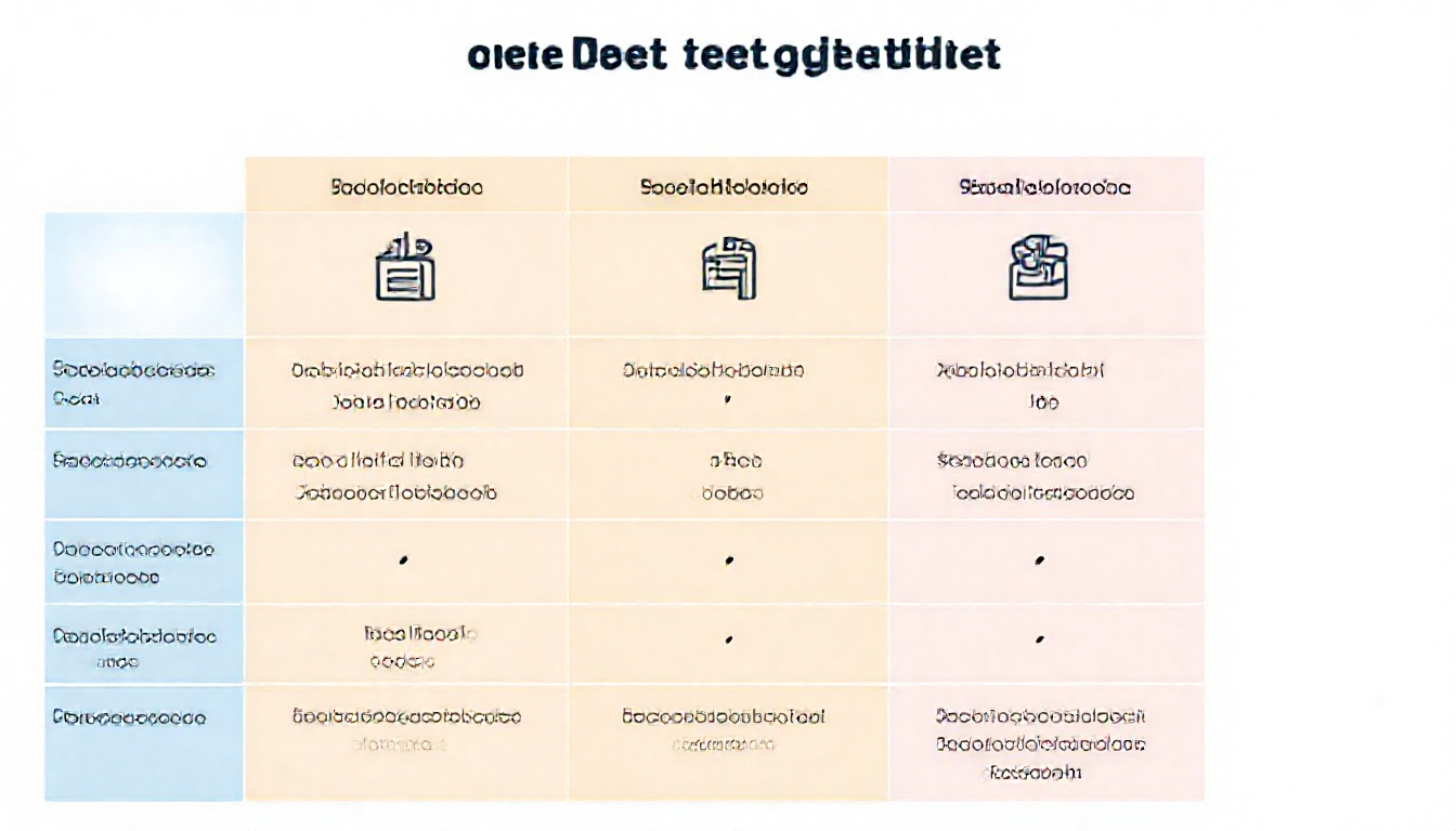 채무조정 신청 자격을 연체 기간별로 비교한 표를 아이콘과 함께 시각화한 이미지
