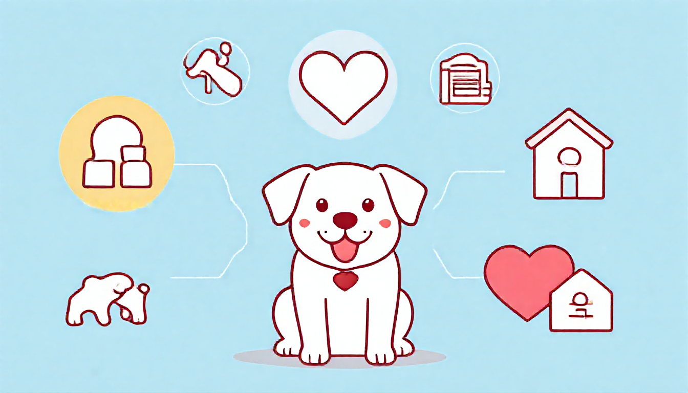 펫보험 활성화와 다양한 보험상품을 나타내는 이미지