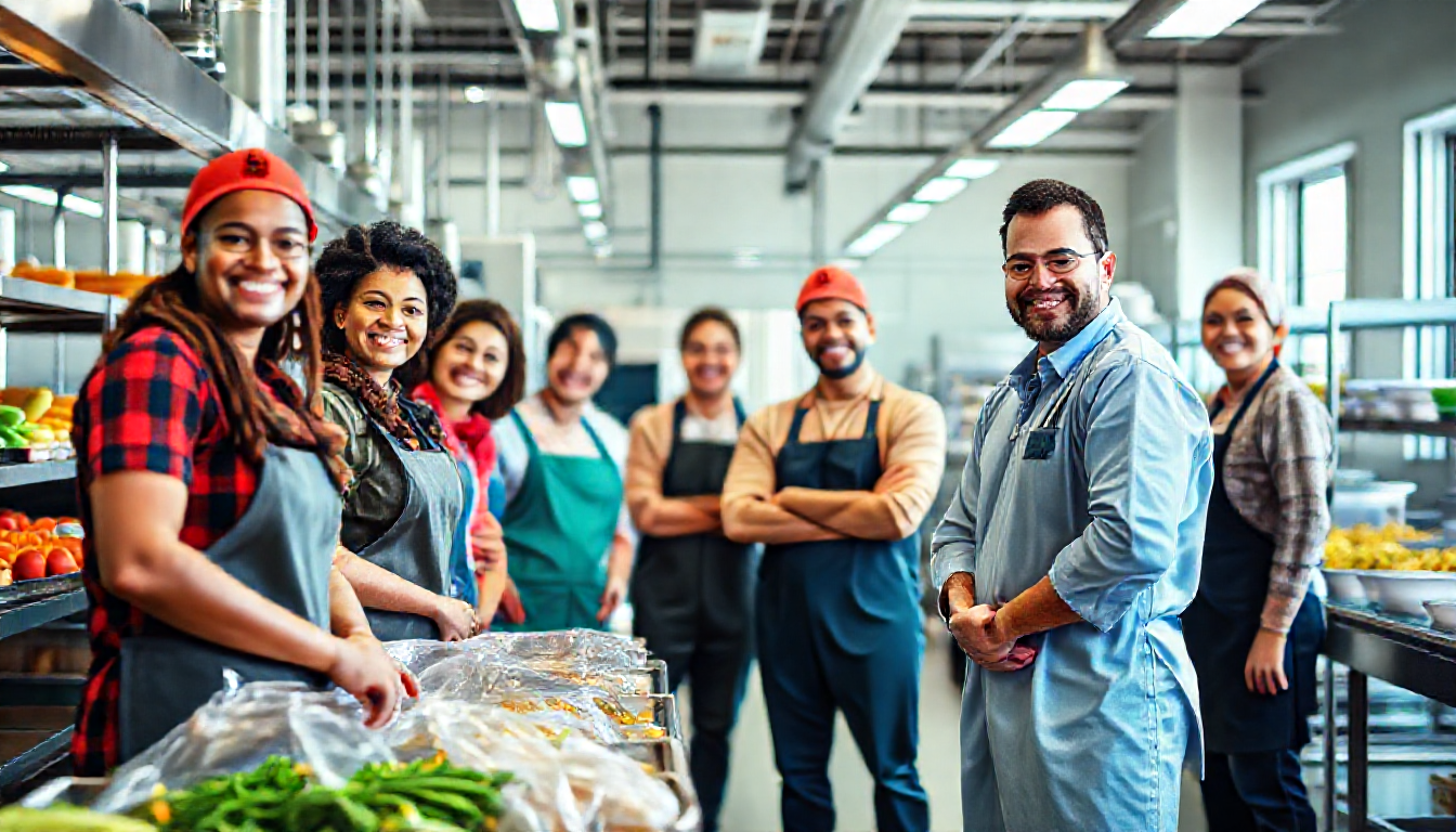 ISO 22000 인증을 통한 식품 안전과 비즈니스 미래를 약속하는 이미지