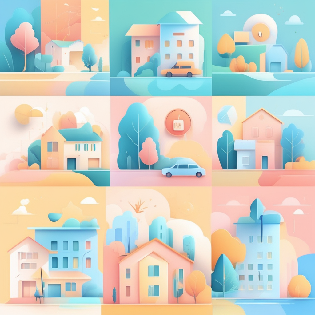 이사 비용 절감을 위한 이사 날짜 선정 전략을 표현한 달력 및 일정 이미지