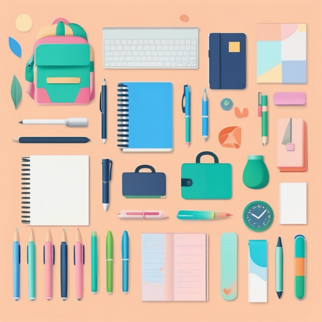 학교 행사 홍보물품들이 소속감과 자부심을 나타내는 모습