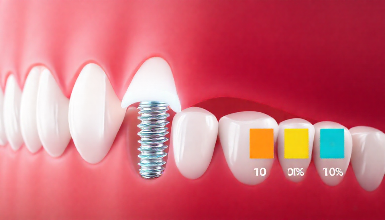 임플란트 2개 평생 지원 및 본인부담률 30%를 보여주는 이미지