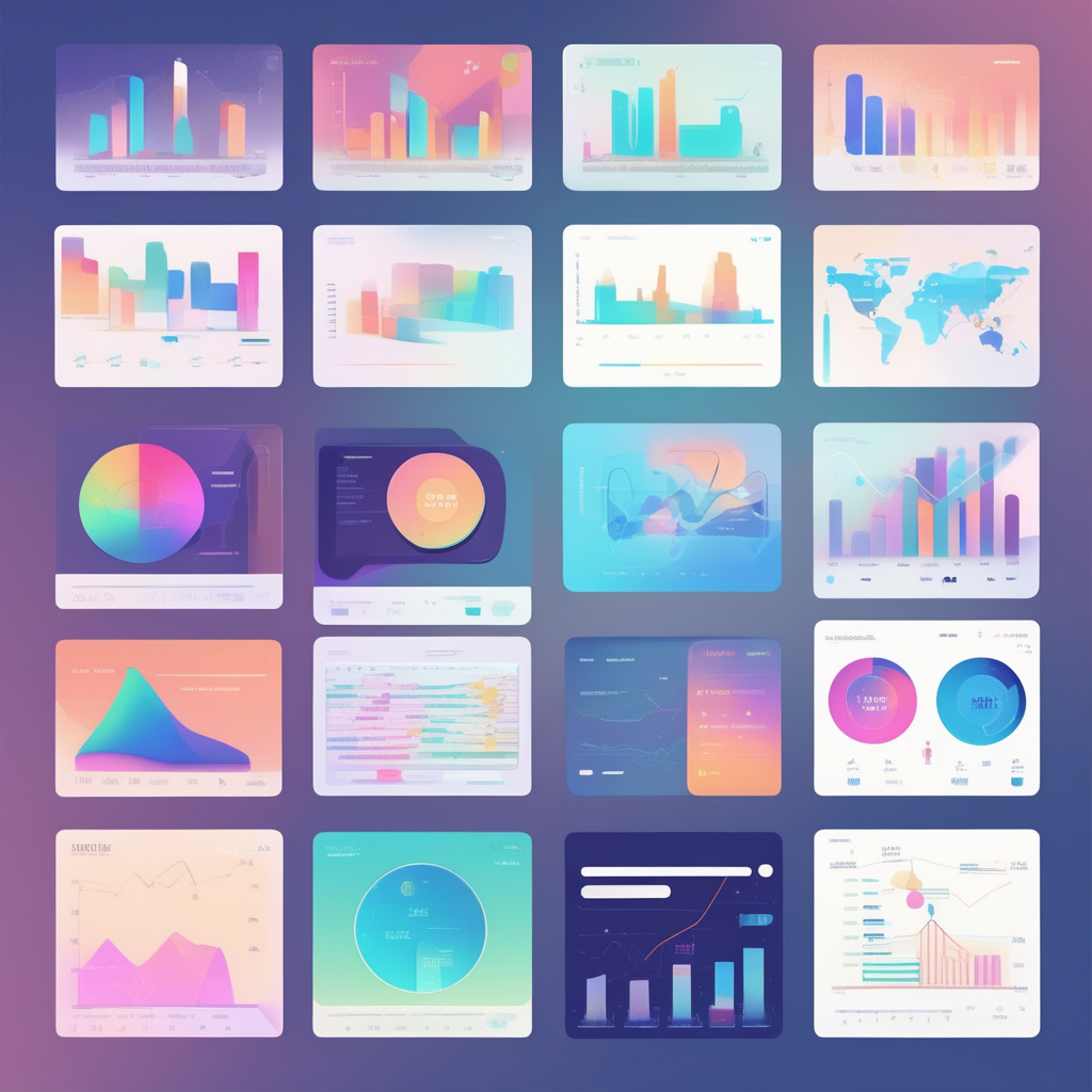 AI가 금융 시장 데이터를 분석하는 자동화 수익상품을 표현한 이미지