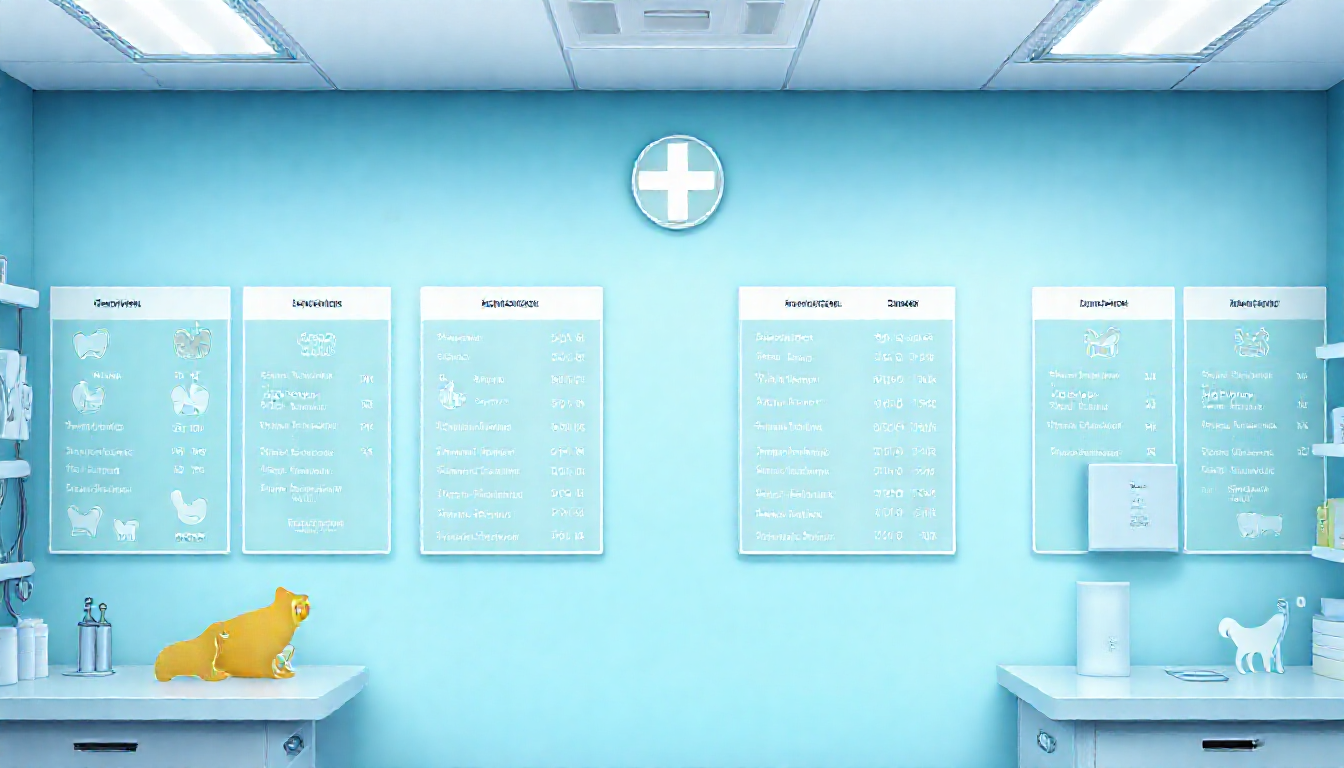 진료비 투명성과 표준화가 잘된 동물병원 내부 모습
