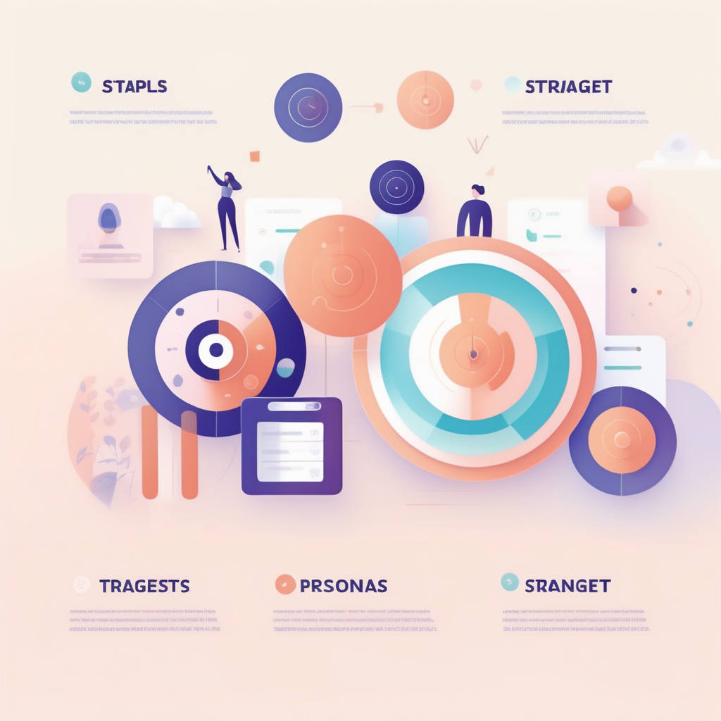 홍보물품 마케팅 3단계 전략 기획을 시각적으로 표현한 인포그래픽