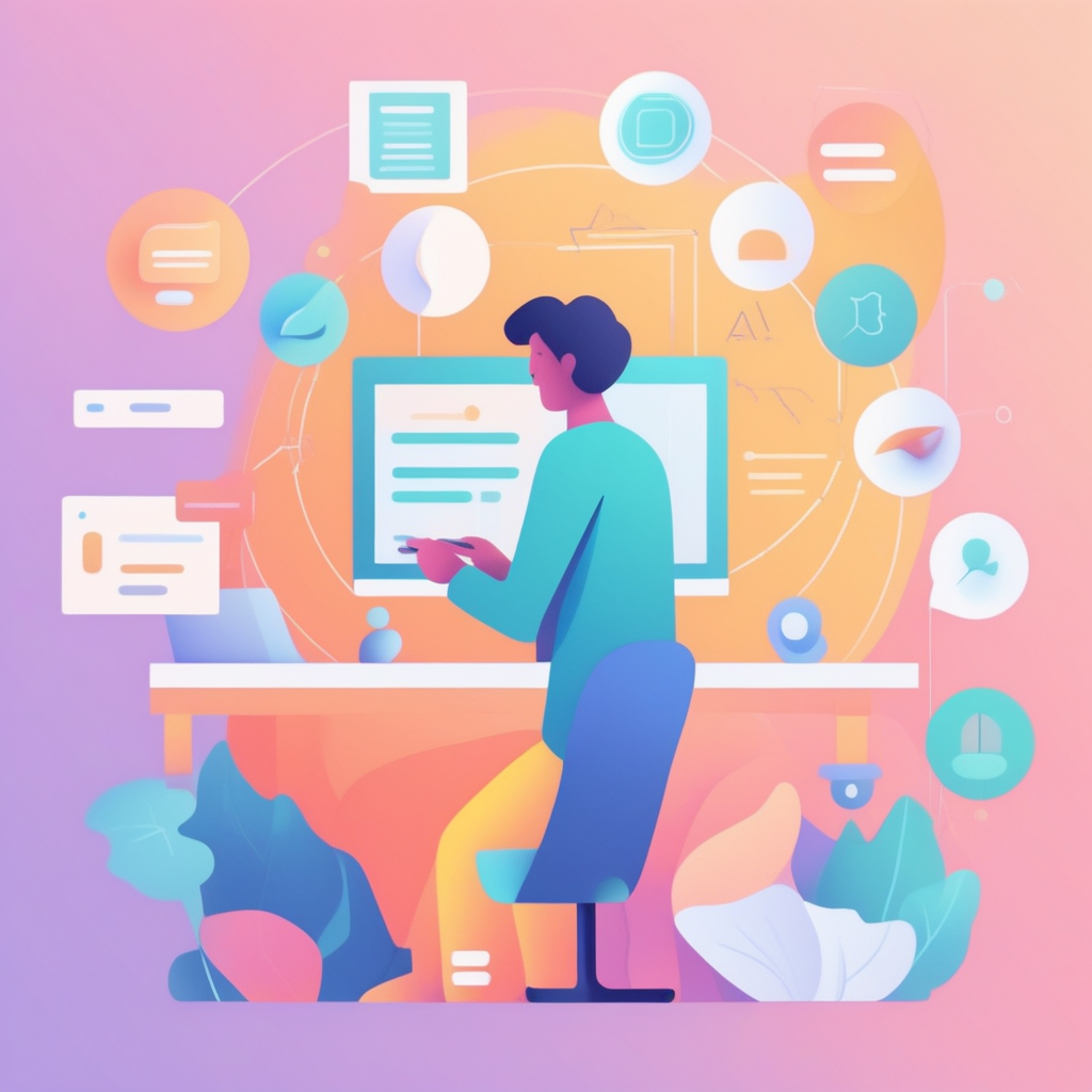 재스퍼 AI가 자동으로 콘텐츠를 생성하여 수익화하는 과정을 보여주는 이미지