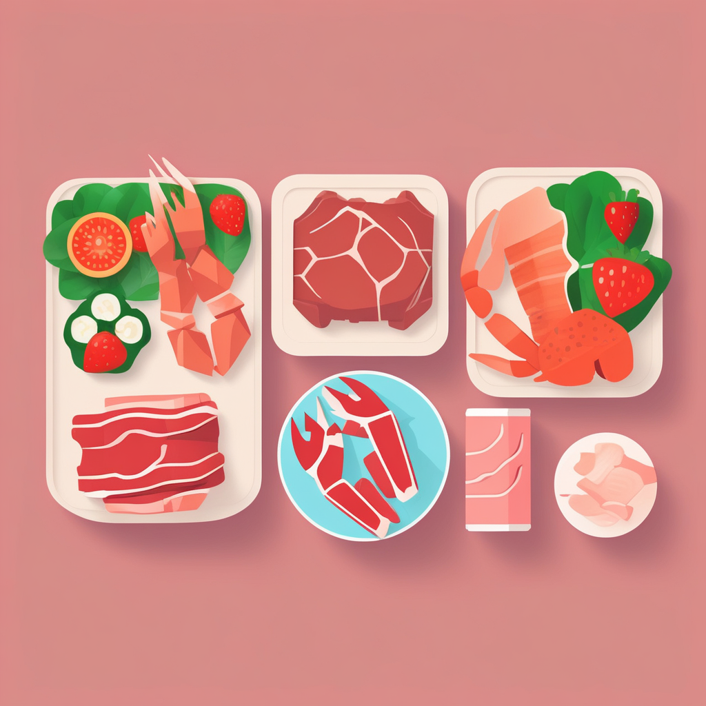 이마트와 홈플러스의 신선식품 할인상품 비교 이미지