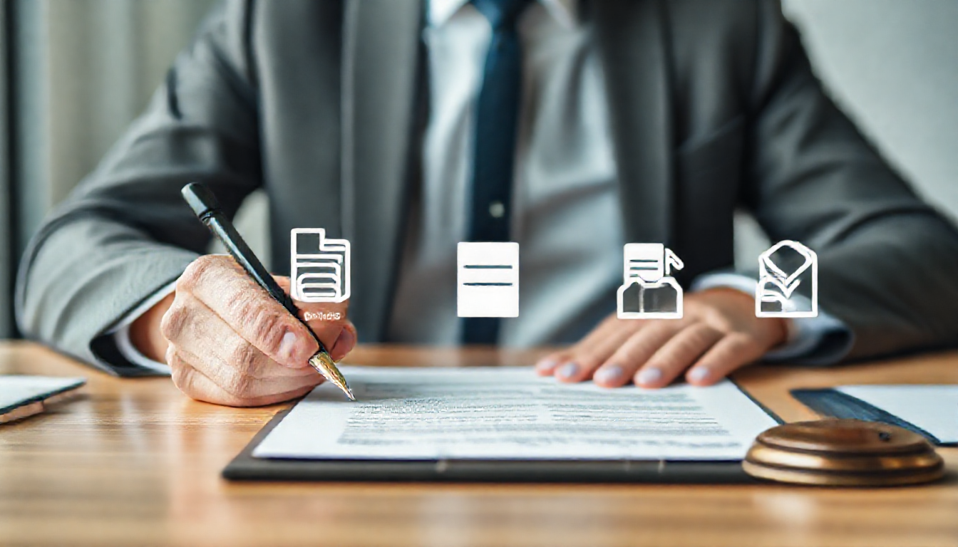 근로계약서 작성의 중요성을 강조하는 인사 담당자 모습