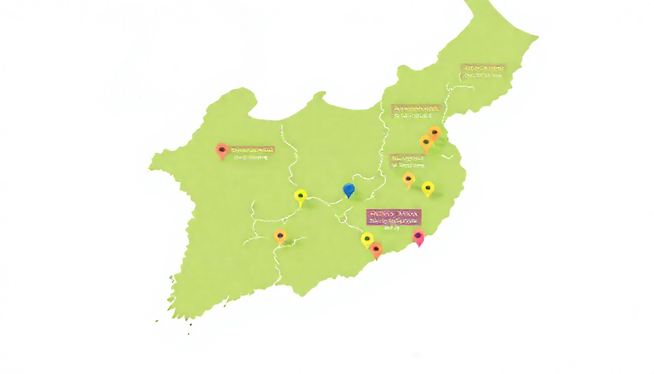 지역별 다자녀 출산축하금 지원 현황을 보여주는 대한민국 지도