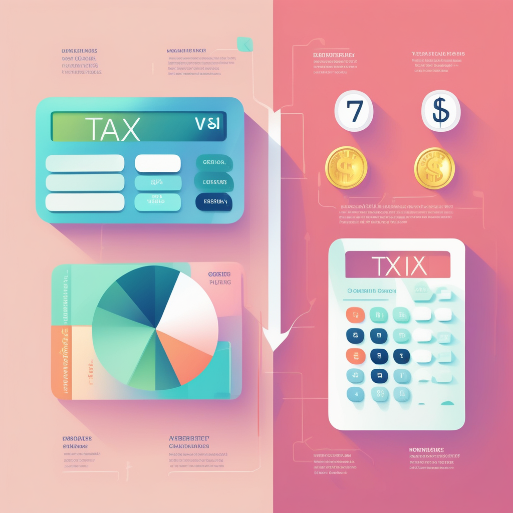 소득공제와 세액공제 개념 비교를 시각화한 인포그래픽