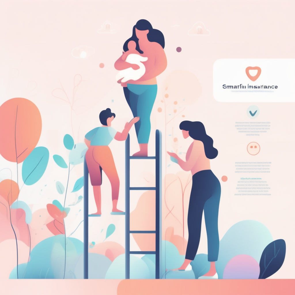 현명한 예비 부모를 위한 태아보험 선택 5단계를 상징하는 이미지