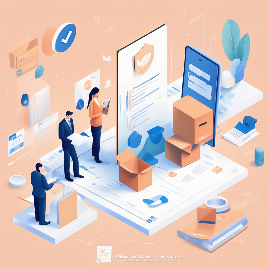 이삿짐센터 평가를 위한 4가지 핵심 기준을 아이콘으로 표현한 이미지