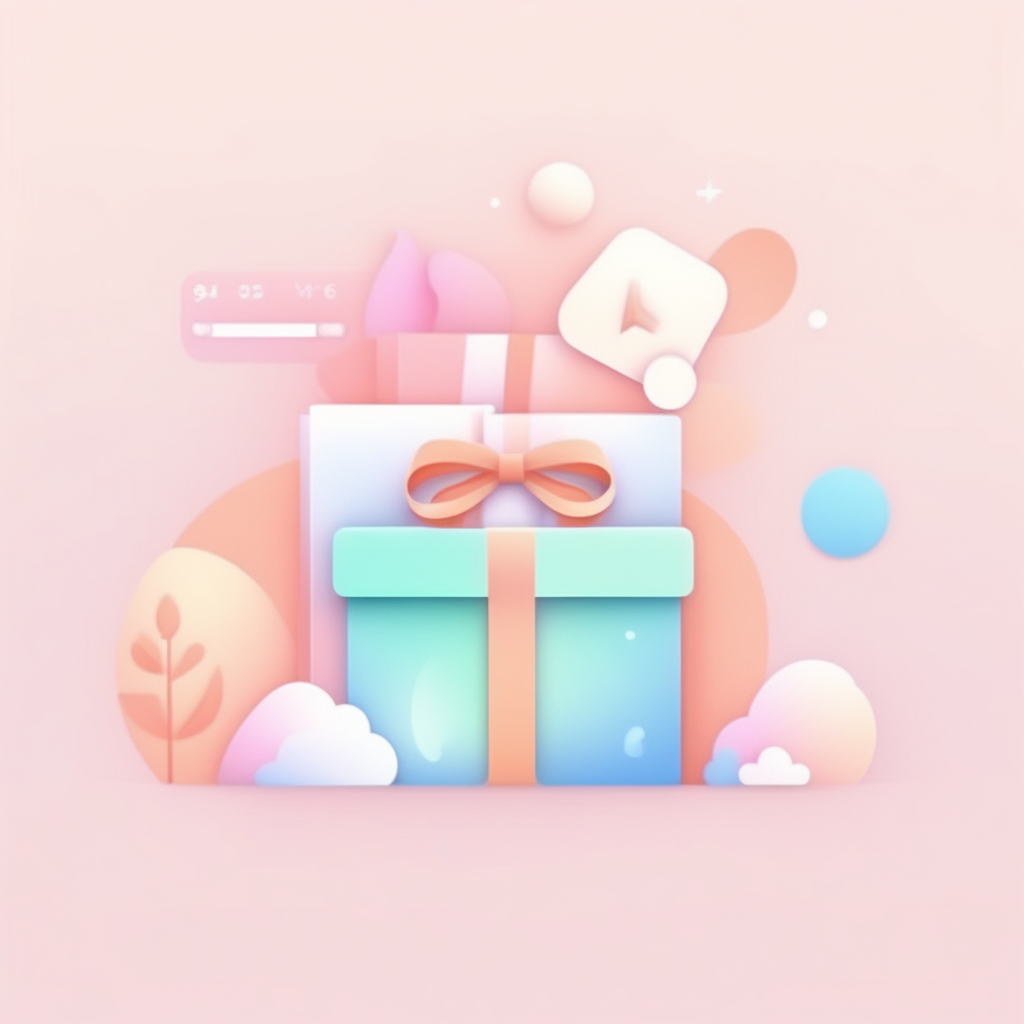 출산선물 구매를 위한 위시리스트와 체크리스트 개념 이미지