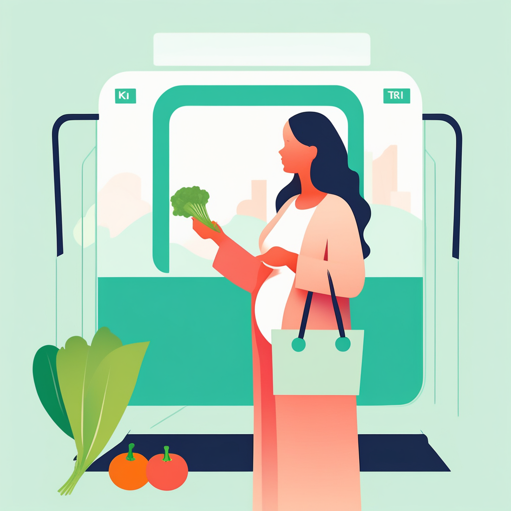 임산부를 위한 교통 할인, 친환경 농산물 지원, 보건소 건강관리 서비스 이미지